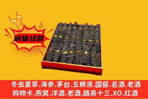 阿拉善右回收海参